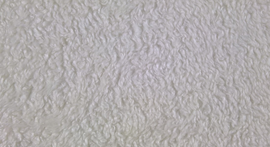 Leskymo beránek, režná bílá, šíře 150cm (metráž)
