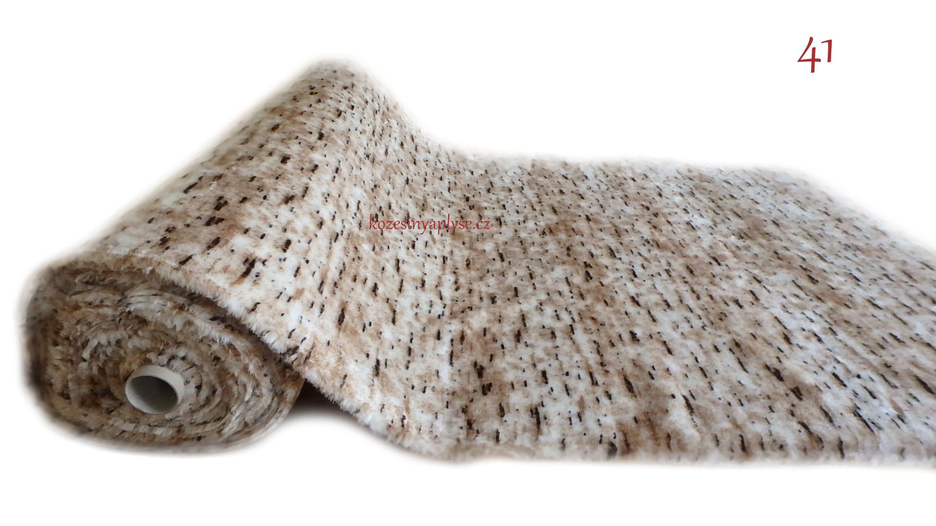 Leskymo, hnědá, vzor SANTAL 15, šíře 150 cm