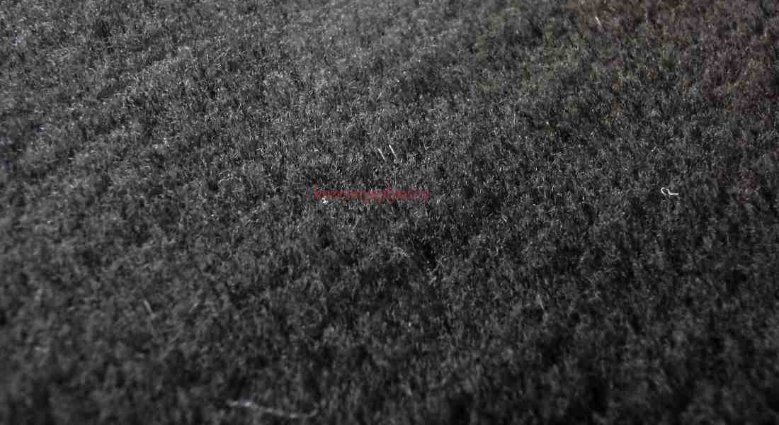 Plyš černá NERO 902, zateplovací, šíře 150cm