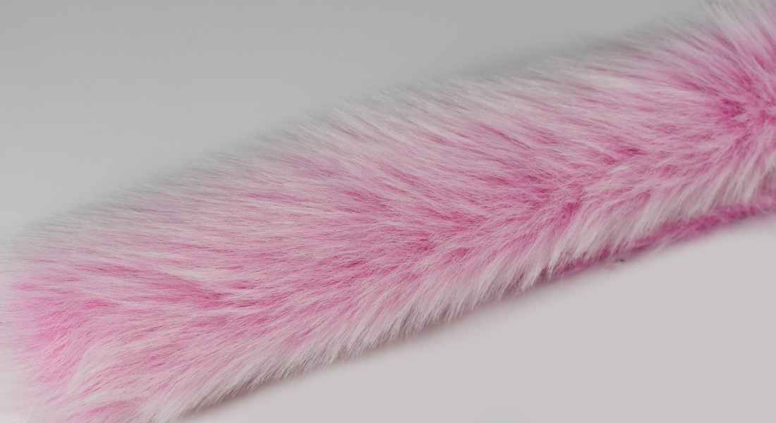 Umělá kožešina, růžová fuchsia